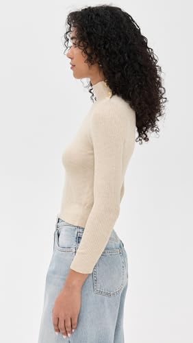 L'AGENCE Women's Kamdyn Crop Mock Neck4