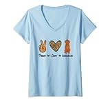 Photo Gallery donna peace love goldendoodle leopard lover pet dog puppy owner maglietta con collo a v Photo Gallery donna peace love goldendoodle leopard lover pet dog puppy owner maglietta con collo a v