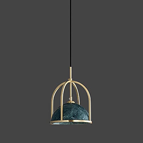 Suspension LED en marbre hauteur réglable pour ambiance chambre