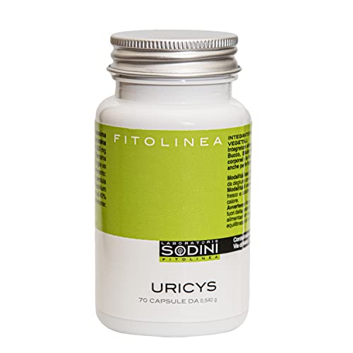 Uricys - Integratore Alimentare - con Uva Ursina, Bucco, Mirtillo Rosso e Betulla - per il Benessere delle Vie Urinarie - 70 Capsule