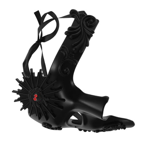 TOPPERFUN Masque De Mascarade Steampunk Pour Demi-face Ajustable Pour Fête Et Cosplay Accessoire De Carnaval Pour Adultes