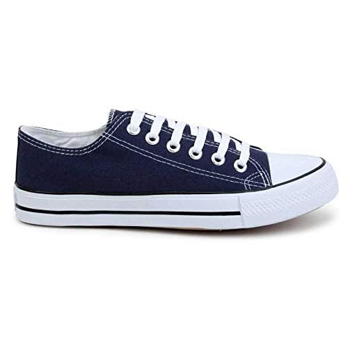 Image of Stylish Trendy Lightweight Canvas Casual Mid Top Sneaker Shoes for Women & Girls