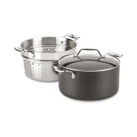All-Clad H911S374 Essentials, antihaftbeschichtet, harteloxiert Multipot Cover
