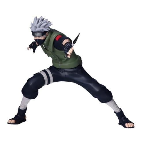 Banpresto Figura de Acción Kakashi Hatake Naruto Shippuden, Vibration Stars 13 cm, BP28667P Multicolor, Figura Coleccionable, Óptimo para los fanaticos del Anime