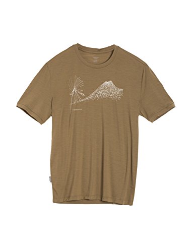 Icebreaker Men's Tech Lite Short Sleeve Crewe Cabbage MTN Tee