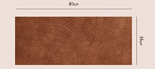 Nappes et sets de table en cuir imperméables tapis de café 80x33cm faciles à nettoyer - 2