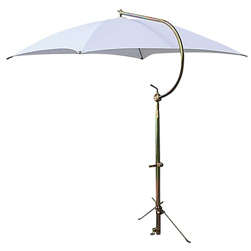 All States Tractor Umbrella Assy for Fender Mounts 54 10 oz. Duck Canvas - White