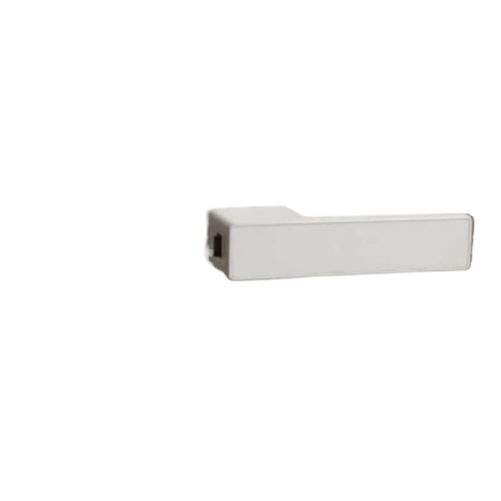 Serrure de porte intérieure blanche moderne et magnétique silencieuse