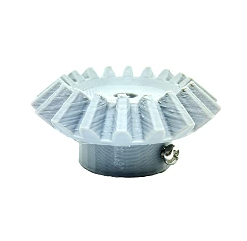 Image of INVENTO 4pcs 3D Printed Plastic Bevel Gear 18 Teeth (48mm dia), 10mm Width, 5mm hole, 2.5 Module for DIY Projects