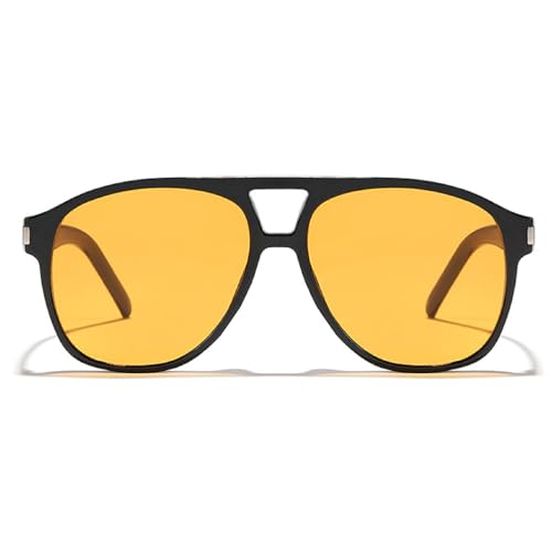 Trendy Oversized Pilot Sunglasses Women Men Gradient Blue Brown Sun Glassses Shades UV400 Trending Men Punk Shades