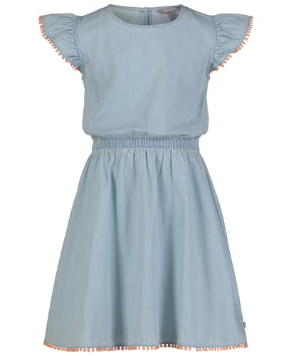 Lucky Brand Girls' Short Sleeve Denim Chambray Shirt Dress
