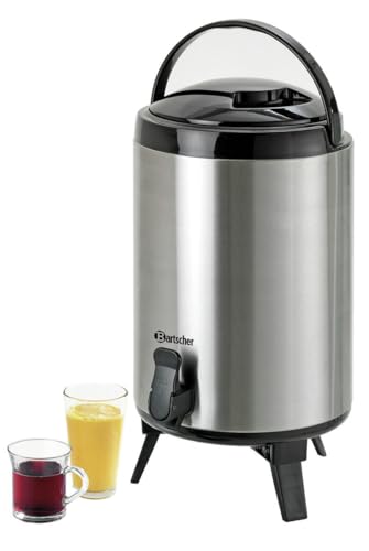 Bartscher Dispensador ISO de 9 litros, acero inoxidable - 150981