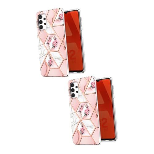 Coque A32 5G tendance marbre et fleurs pour sublimer vos looks