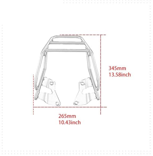 Porte-bagages MSX 125 résout le manque de rangement avec cette étagère