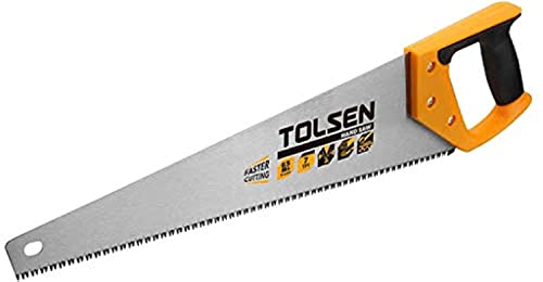 Hand Saw 20'' Sharptooth Designed For Fine Cuts Thick Blade - Hand Saws For Cutting Wood, Handsaw For Wood, Garden Saw, Carpenters Saw, Woodworking Hand Saw, Serrucho Manual, Hand Wood Saw Saw Lot #TOP13