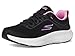 Skechers Women's Go Run Consistent 2.0 Duval Sneaker, Black/Pink, 5.5 Wide