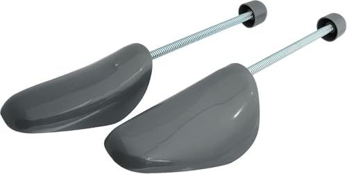 Incutex 1 pare hormas para zapatos tamaño variable 38-44, hormas de plástico, gris