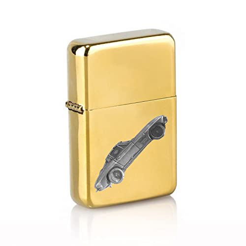 Briquet à essence Corvette Stingray doré : fini les pannes de vent