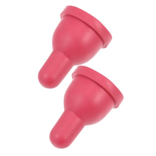 TOGEVAL 2 Piezas Chupetes para Corderos de Caucho Natural Tetinas Suaves para Alimentación de Terneros y Corderos Accesorio para Lactancia de Pequeños Animales para Agricultores