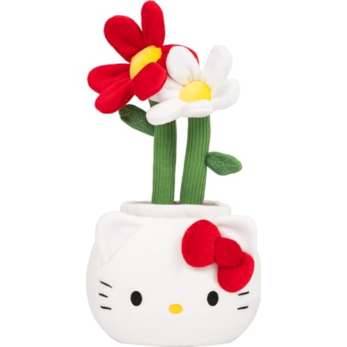 Jazwares Greenhouse by Russ 12-Inch Hello Kitty Daisy Plush - Ultrasoft Official Sanrio Plush Ages 3+