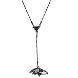 Siskiyou Sports NFL Baltimore Ravens Lariat Necklace, 18