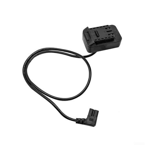 Cable adaptador de corriente de 1,2 m 15 AWG con cubierta antipolvo, cable de extensión de conector de tres pines para Dayi para batería a3, carga de repuesto flexible para herramientas portátiles