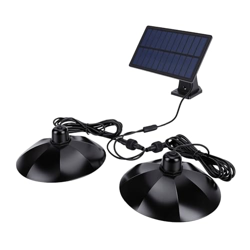 Lumière solaire suspendue avec double ligne étanche ABS