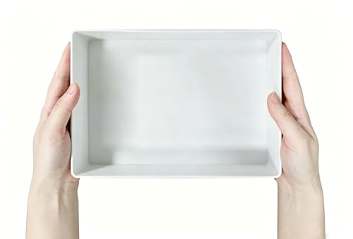 Image of Amazon Basics Rectangular Plastic Desk Organizer with Storage Trays, Accessory Tray, Drawer Organizer, 9.4 x 6.7 x 2 inch, White