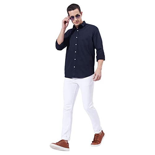 Ben-Martin-Mens-Classic-Collar-Slim-Fit-Cotton-Casual-Full-Sleeve-Shirt
