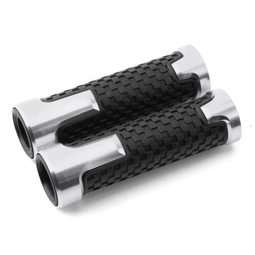 Puños De Manillar Para Motocicleta Para Shadow VT 400 600 750 1100 VT400 VT600(Sliver)