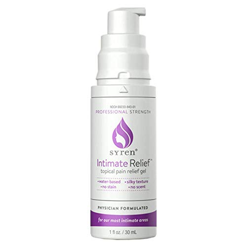 Syren Intimate Relief | Best Soothing Moisturizer Gel for Vaginal Pain, Itch and Dryness | Potent Topical Treatment for Women with Vulva Pain and Vulvodynia | Now with Child Resistant Lock