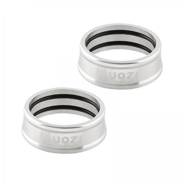 CALANDIS® 3x2x Folding Bike Handlebar Fixing Rings Aluminum Frame Stem Mount Replacement Argent 25.4mm | Handlebar Grips Tape & Pads | Bicycle Components & Parts-image-32