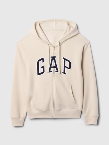 Image of GAP Women's Logo Hoodie Hooded Full Zip Sweatshirt