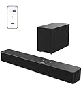 ULTIMEA Soundbar with Wireless Subwoofer, 240W Peak Power, VoiceMX & BassMX, App Control, 2.1ch Sound Bar for tv, Adjustable Bass, HDMI, Optical, Bluetooth 6.0, Poseidon M30 (2026 Model)