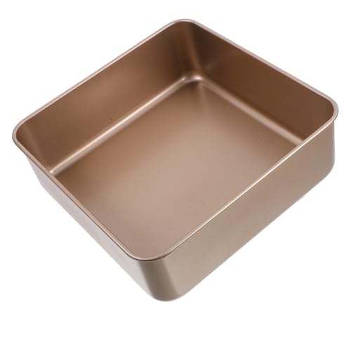 Non Stick Deep Baking Pan Baking Tray for Cookies Cakes High Sided Design for Thick Bakes Versatile for Oven Microwave Refrigerator Use