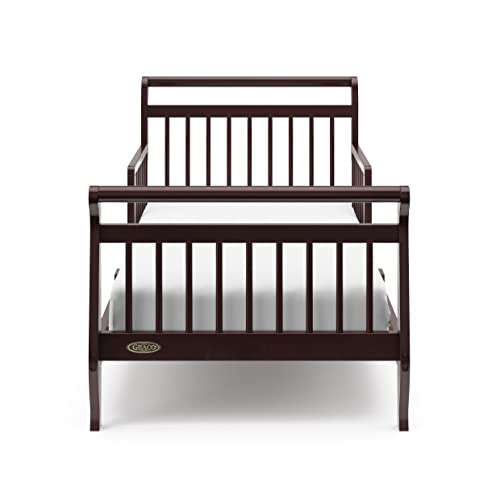 Graco Classic Sleigh Toddler Bed (Espresso) – Includes Toddler Bed Rails, Fits Standard-Size Crib And Mattress, Traditional Style For Kids Bedroom #TOP5