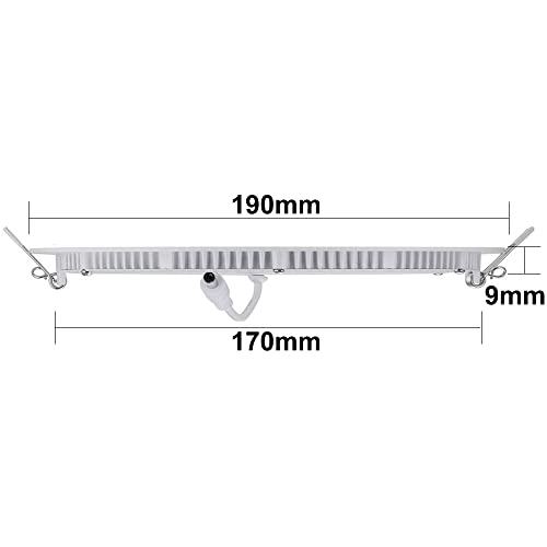 YULIN SUN LED Downlight Ceiling, 2 Pack 15W 1350LM LED Recessed Ceiling Lights Cold White 6500K Ultra Slim 9mm - Image 3