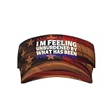 I'm Feeling Unburdened by What Has Been Sun Defense Adult Protection Visor3 Black