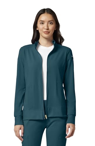 Cherokee Scrub Jackets For Woman with Zip Front, 360 Stretch Fabric - CK303