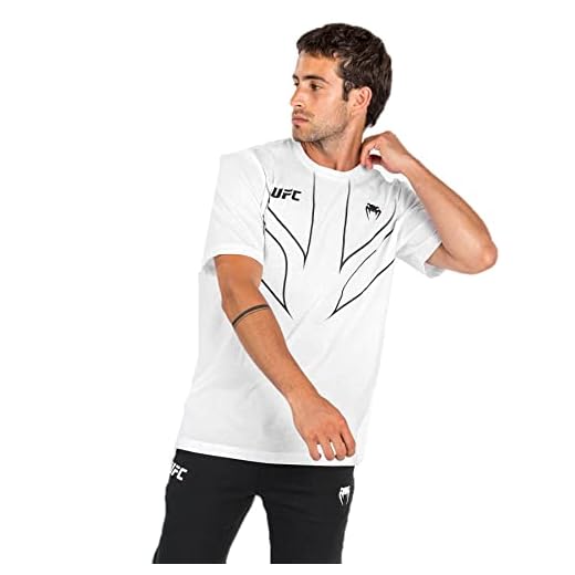 VENUM UFC Fight Night 2.0-Camiseta para Hombre, Blanco, M