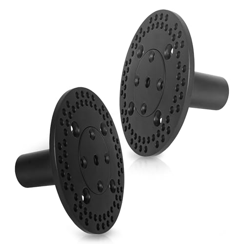 Sound Town Speaker Pole Mounts, PA/DJ Speaker Cabinet Adapters, Two with 35mm (1 3/8