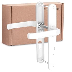 Ante Bellum Türgriff Haustür 92mm RAL 9016