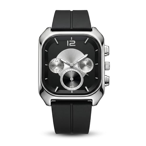 Image of GOLDENIZE FASHION Watch for Man, Analog Watch for Man, Black Ceramic Watch for Men with Arabic Numeral Dial, Low Weight Quartz Wrist Watch Men's & Boy's Wrist Watch