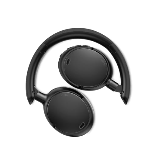 Prixton Casque sans Fil Live Pro, Casque à réduction de Bruit ANC, Noise Cancelling, Casque sans Fil Bluetooth, Pliable, Étui Rond en matériau EVA – Image 4