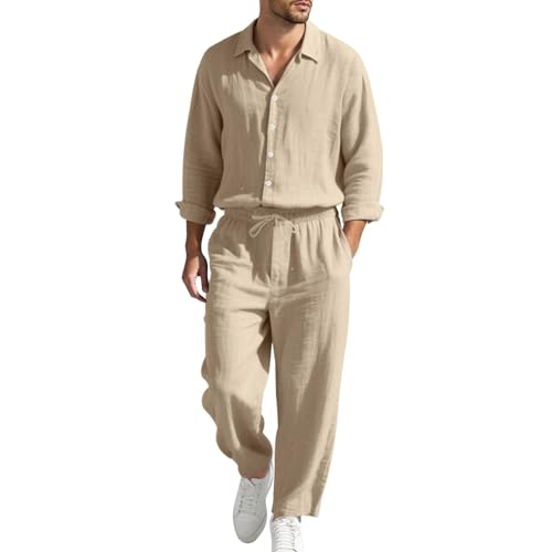 Ensemble plage homme contre la chaleur avec pantalon fin confortable