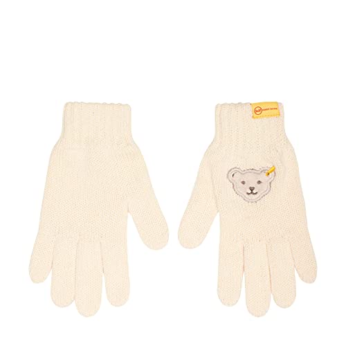 Steiff Mädchen Classic Glove Liners, Antique White, 20 EU