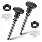 Tub Spout Diverter Repair Kit 8 Pcs Bathroom Bathtub Faucet Repair Kit Leaking Tools for Hand Shower Fixed Head(Black)