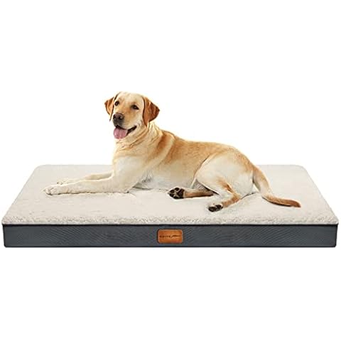 WAVVE orthopädisches Hundebett- 112x81x7.6cm für Grosse Hunde Cover
