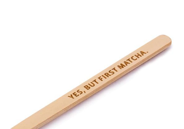 Bamboo chashaku matcha scoop - But first matcha - Traditional hooked Japanese matcha spoon