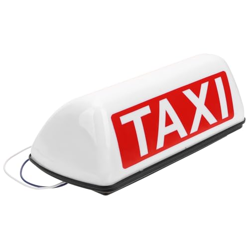 Luz LED para Coche con diseño retro de taxi y plástico resistente para alta visibilidad